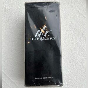 Burberry Mr. Eau de Toilette in Black•NEW IN BOX• sealed • 100ml/3.3oz • PERFECT